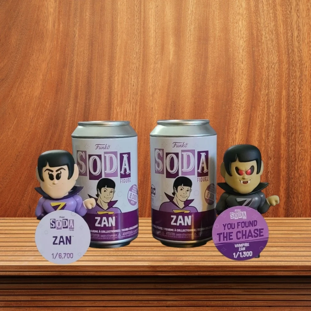 Funko Soda Pop Zan The Chase 1/1300 (Vampire Zan) & Regular Funko Pop Zan 1/6700 - Picture 1 of 1